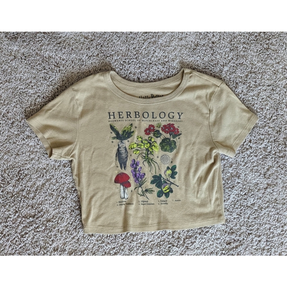 Harry Potter Herbology Crop Top